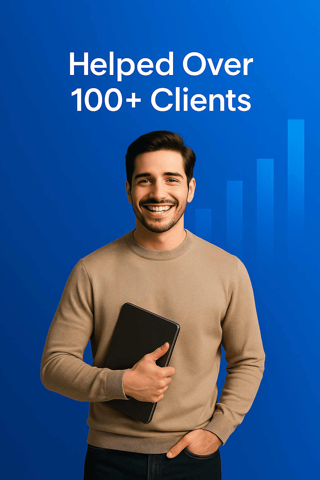 Marketing expert illustration promoting SEO growth strategies
