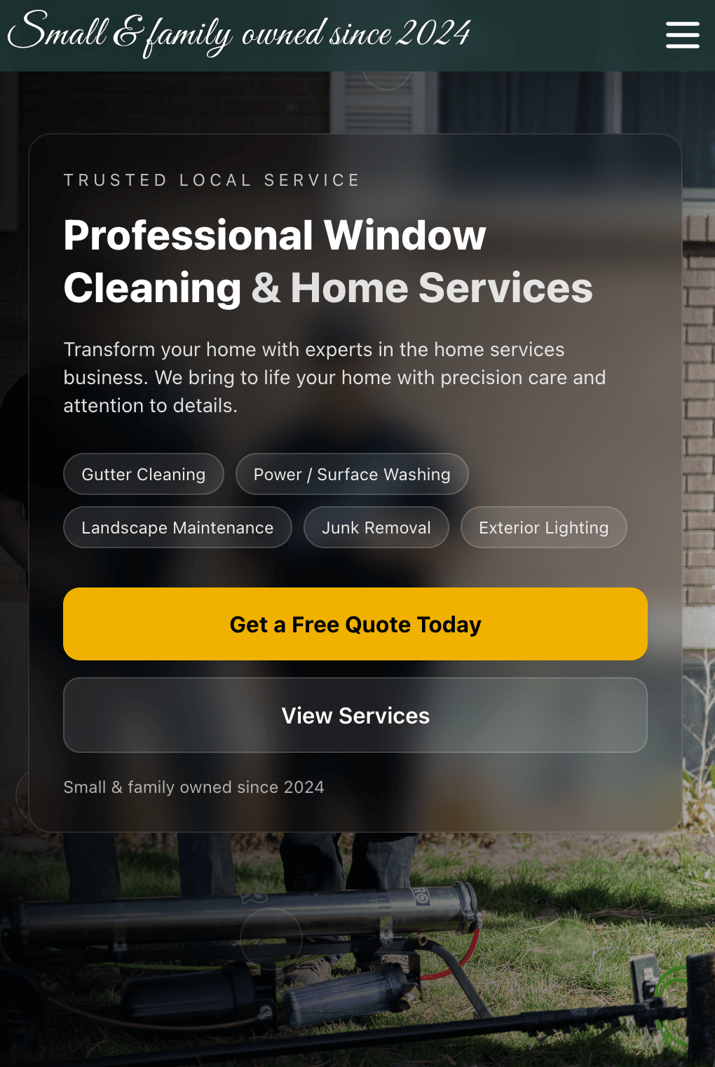 Local Business Website